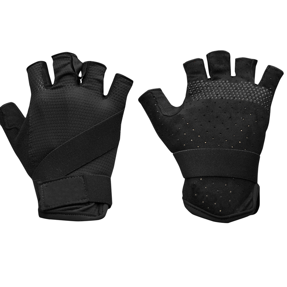 Women's gym gloves black gym training gloves breathable