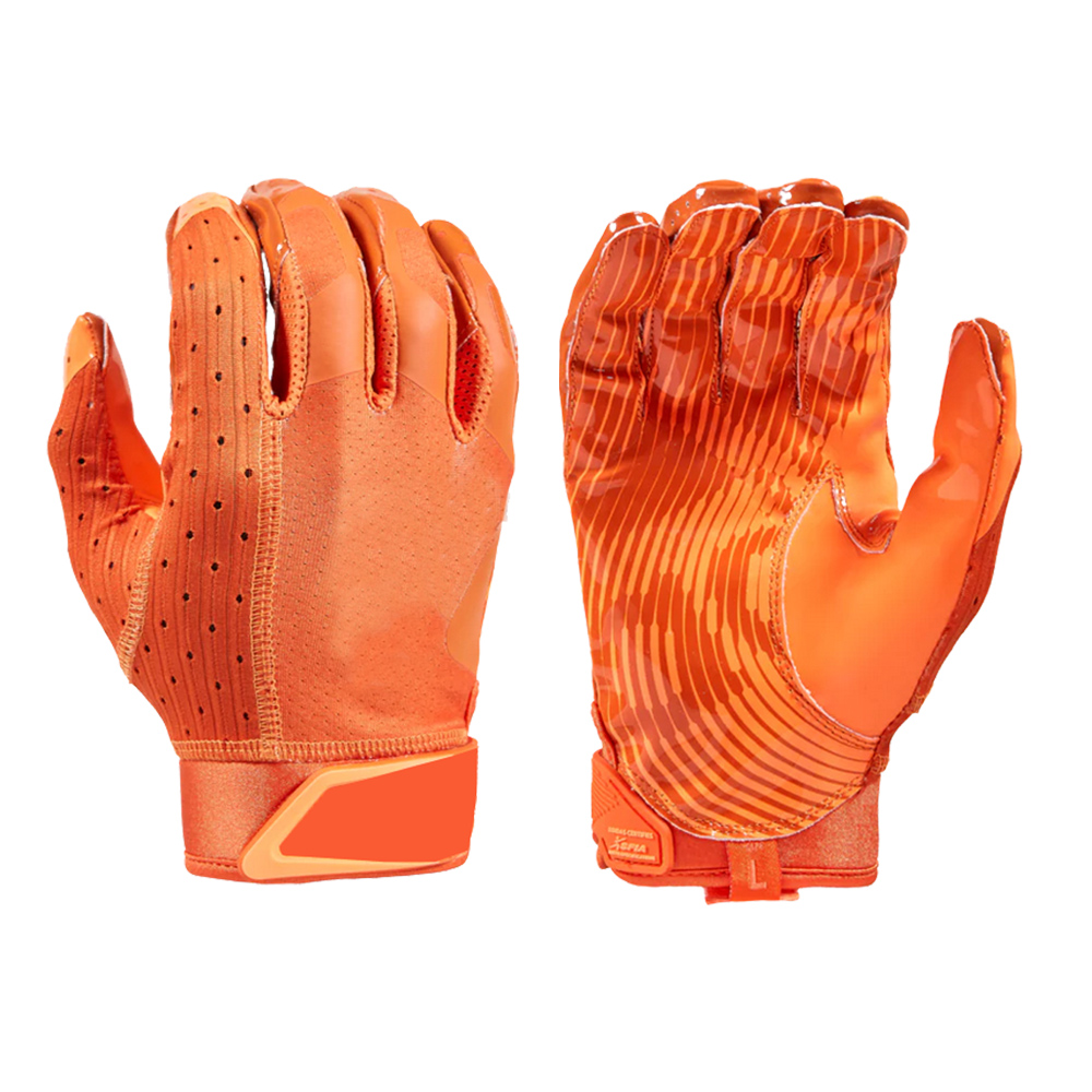 Super sticky silicone palm football receiver gloves adult