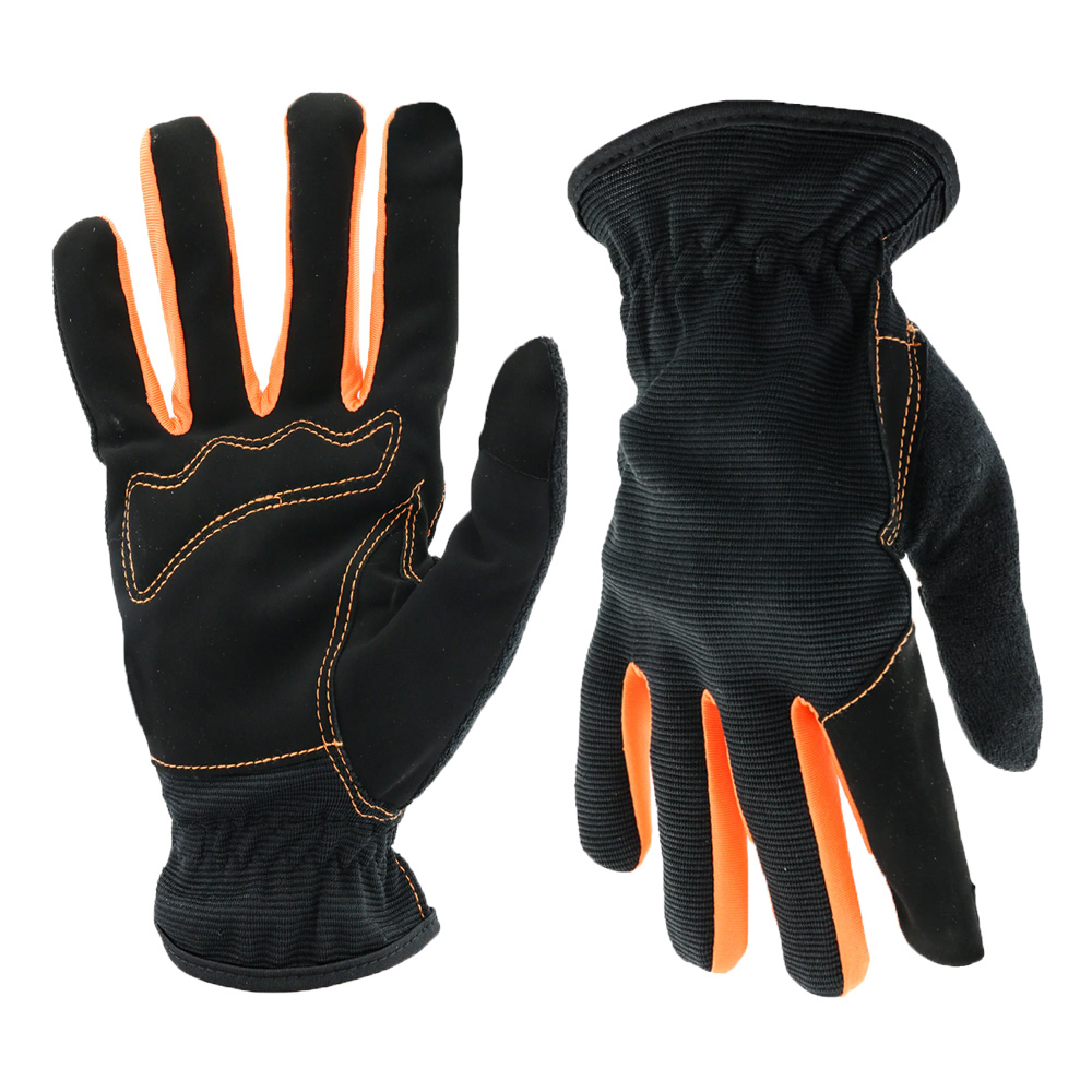 Black Daily work gloves durable and lightweight breathable work gloves