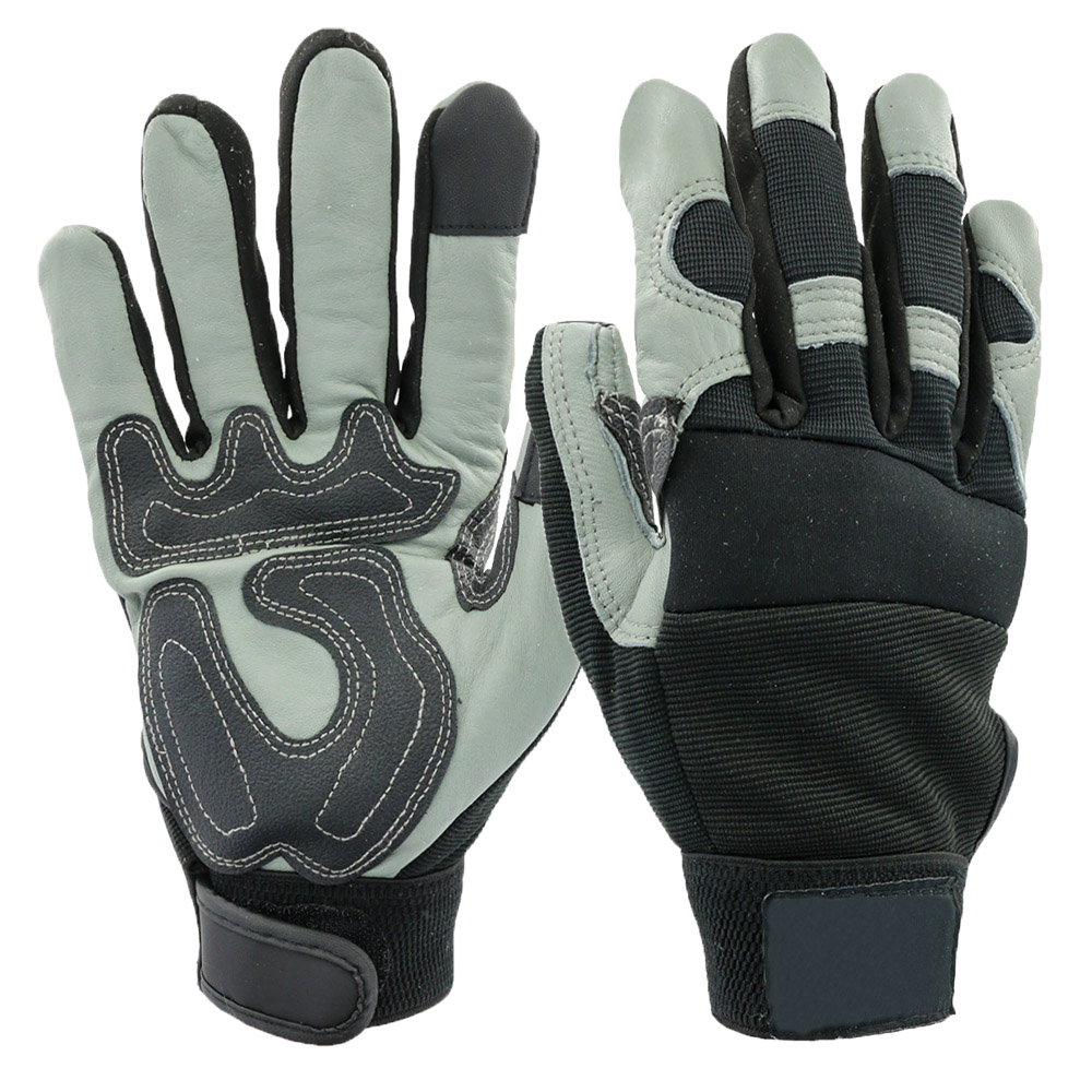 Durable leather work gloves Warm&touch smart winter work gloves with comfortable fit
