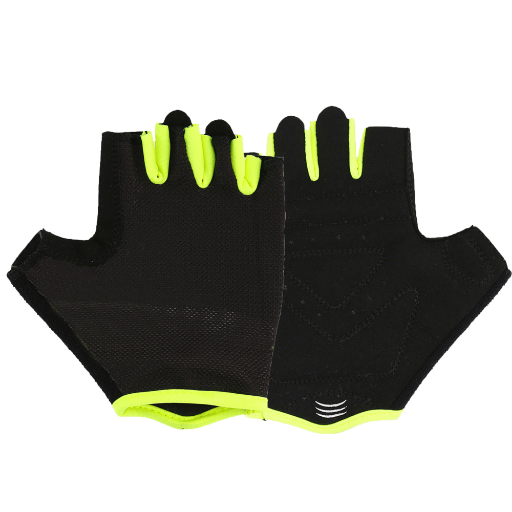 Boys cycling gloves spring fluorescent color breathable&comfortable kids cycling gloves