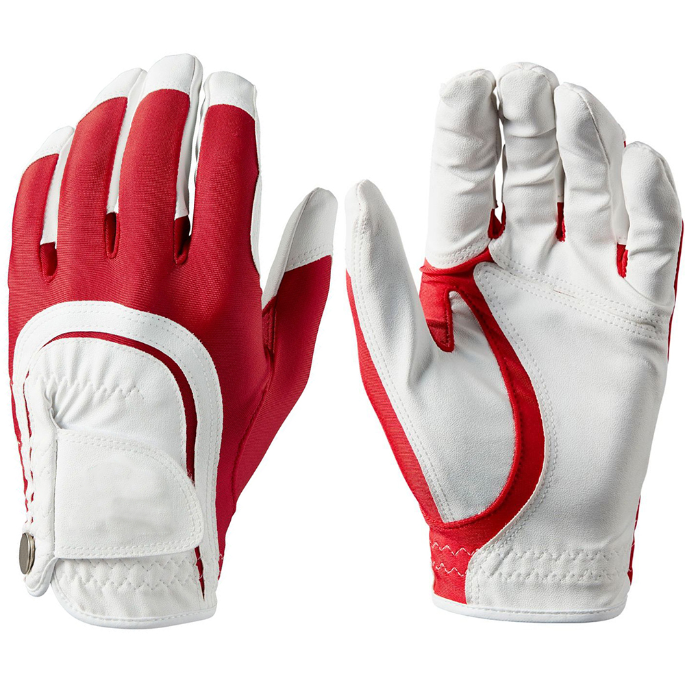 Hygroscopic soft leather durable wear golf gloves