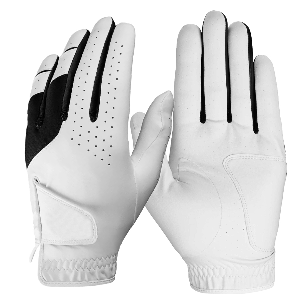 Soft goatskin women golf glove Water resistance gloves for golf breathe freely