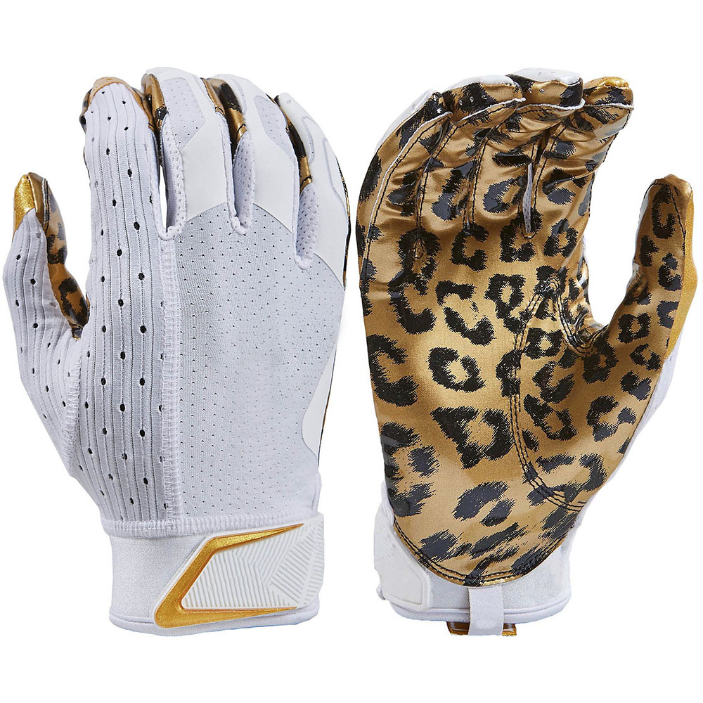 Reduce slippage palm well-fitting men's American football gloves manufacturer,custom logo