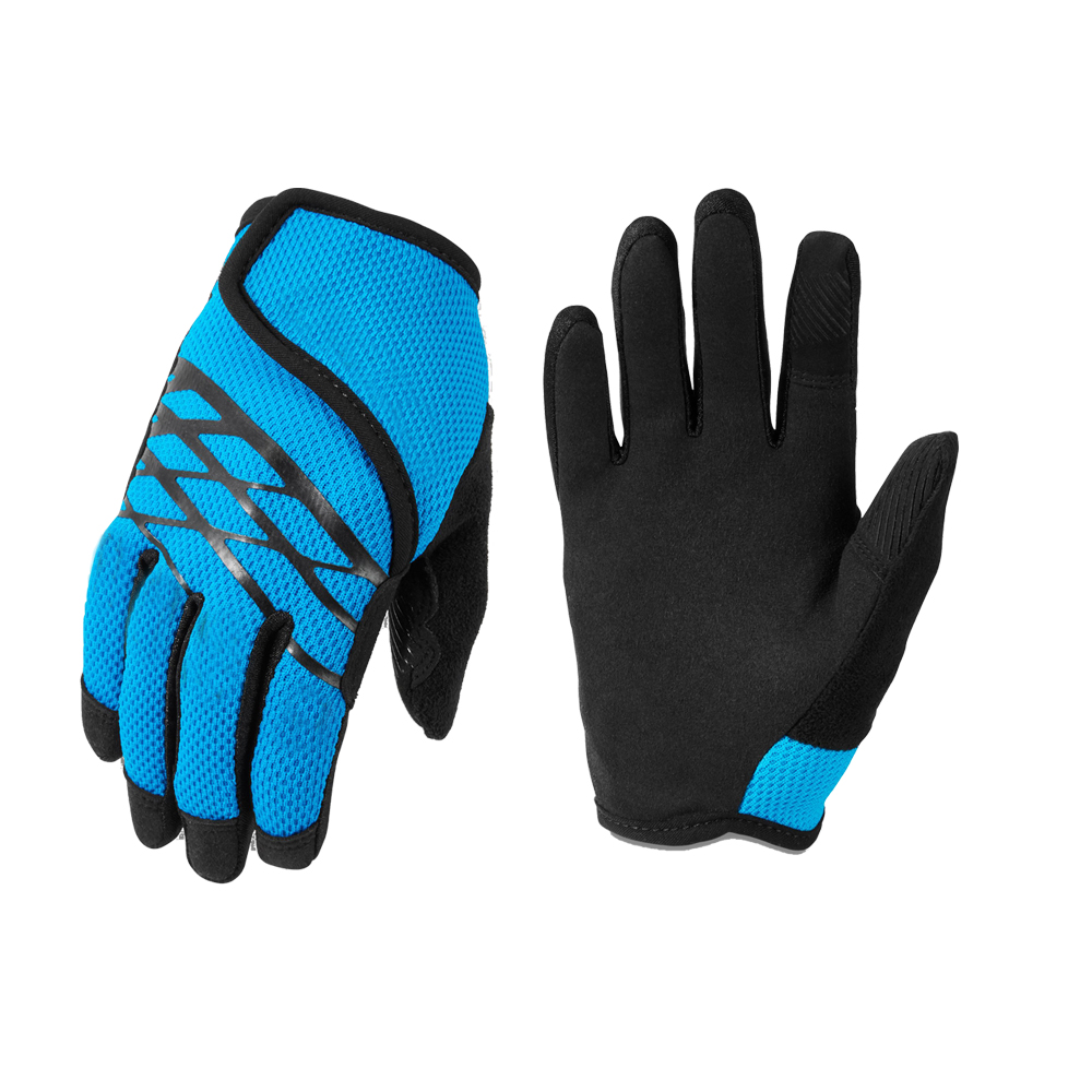 Wholesale kid's mountain bike gloves longfinger youth gloves