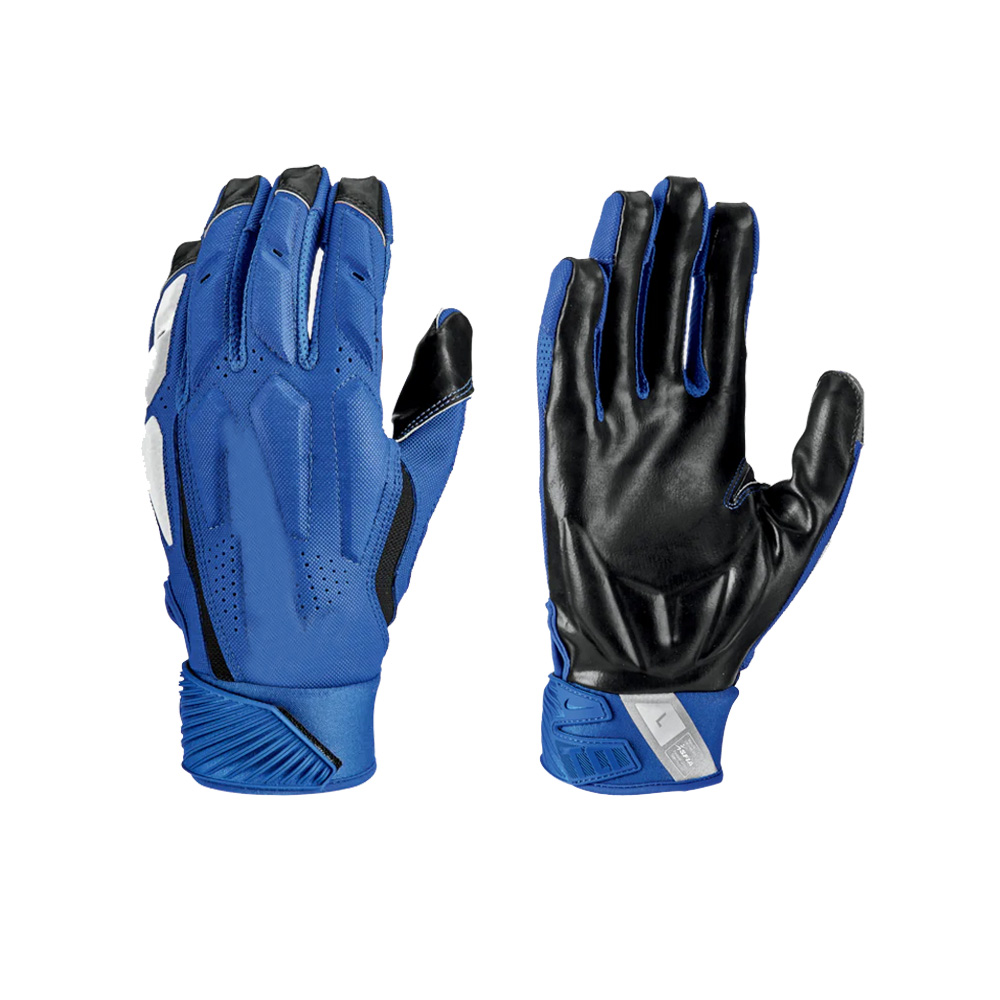 Gel padding football receiver gloves sticky football gloves