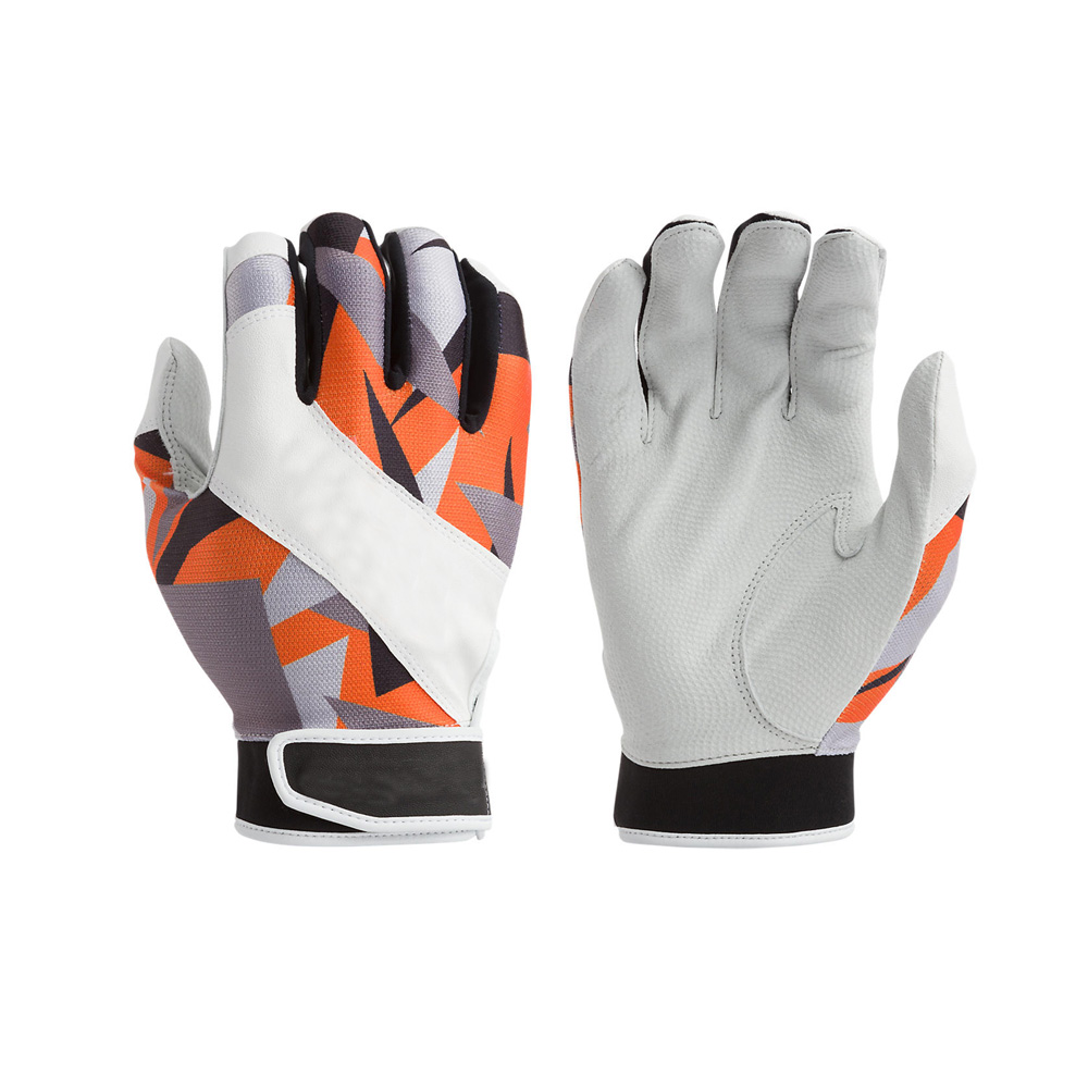 Digital sheepskin leather batting gloves youth camo batting gloves