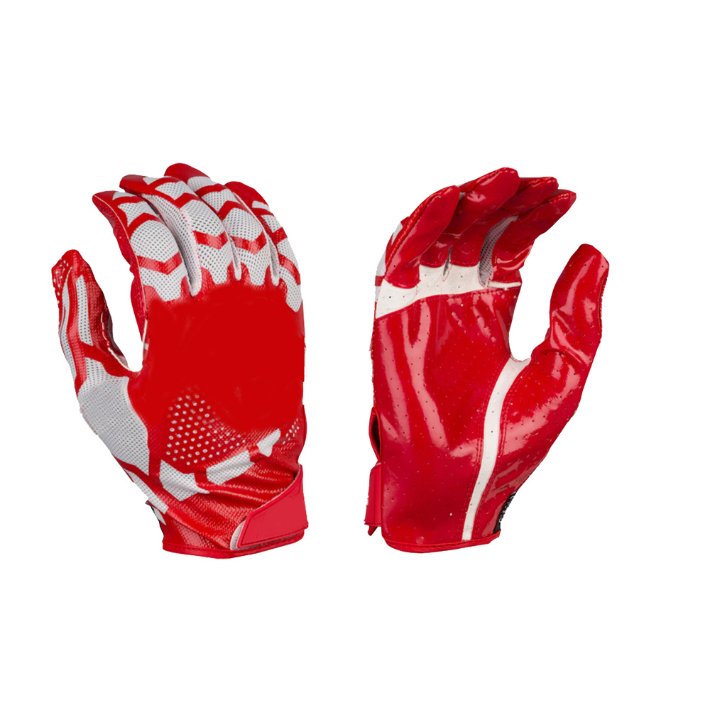 Professional football receiver gloves lightweight mesh football gloves