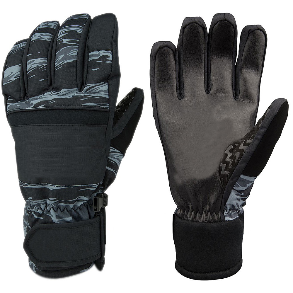 Reliable performance water-repellent insulation warm ski gloves