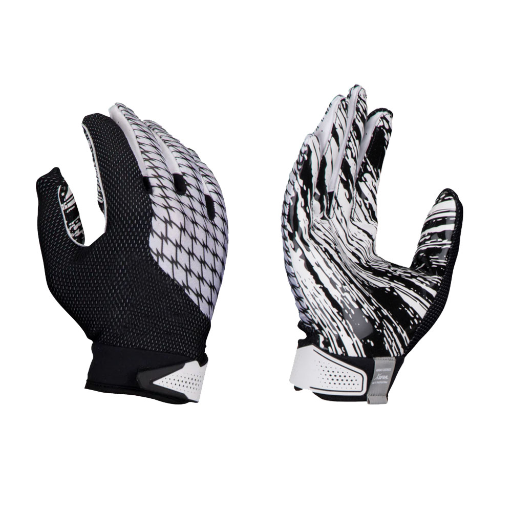 Wholesale football receiver gloves custom design receiver gloves