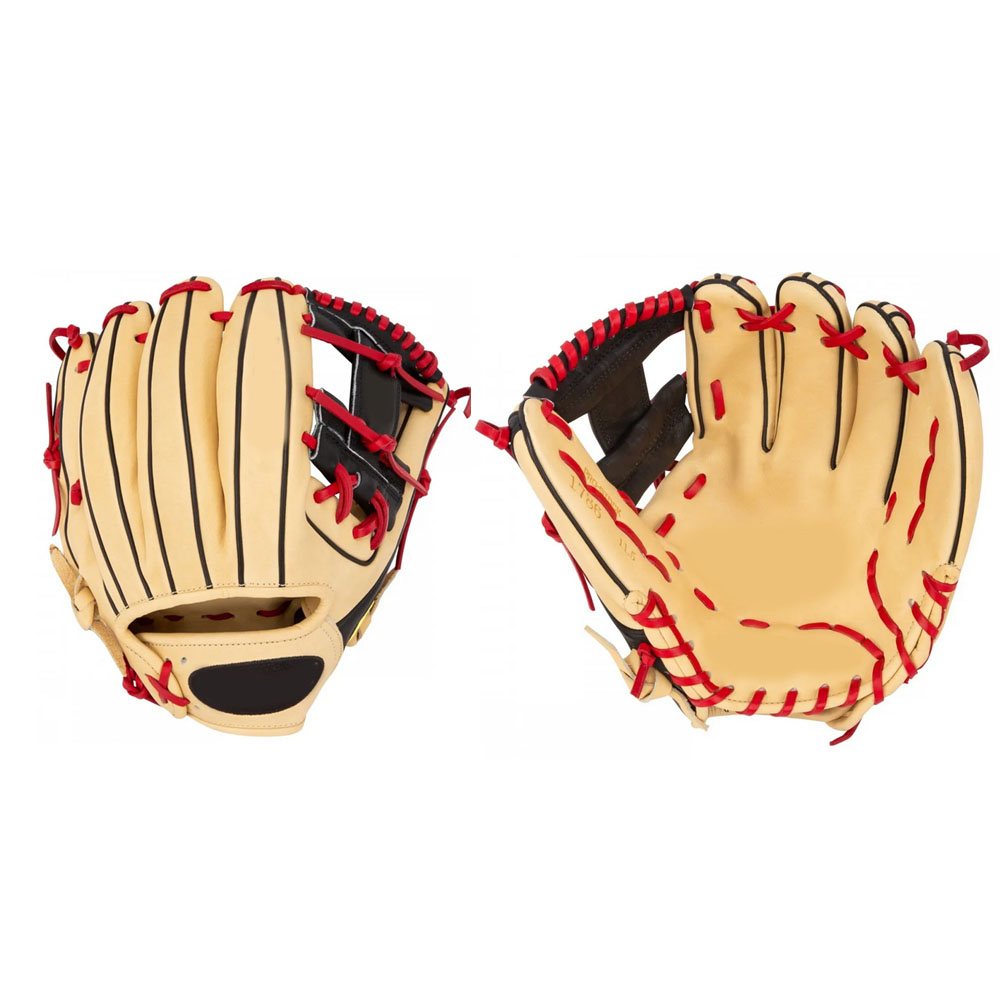 Blonde baseball gloves H web custom logo 11.5 inches baseball gloves