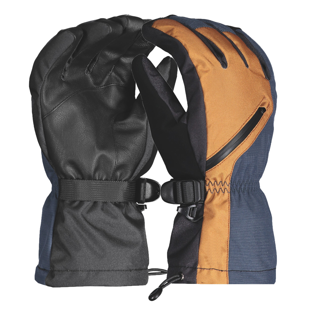 High quality comfortable ski gloves waterproof nylon conductive finger ski snow gloves