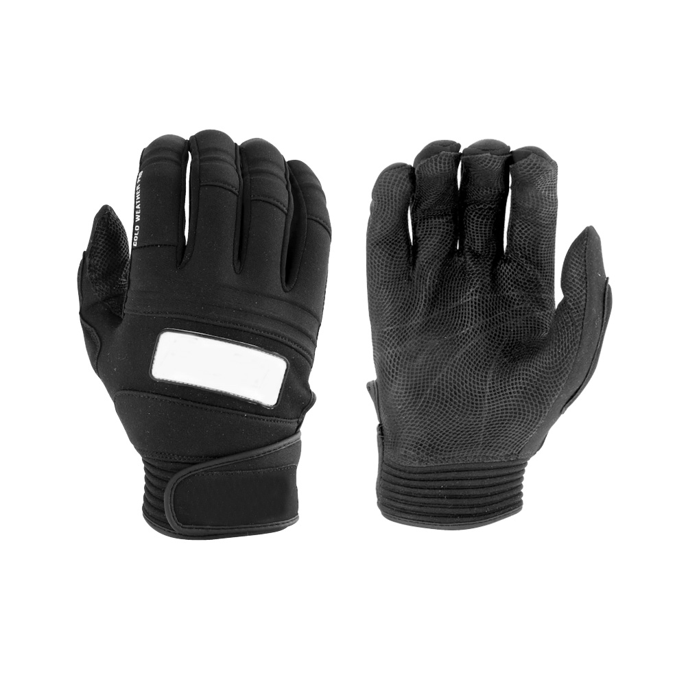 Cold weather warm batting gloves digital sheepskin leather batting gloves