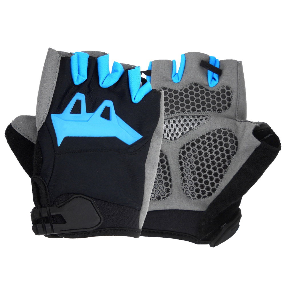 Short finger bicycle gloves gel grip pad breathable biking gloves for professional rider