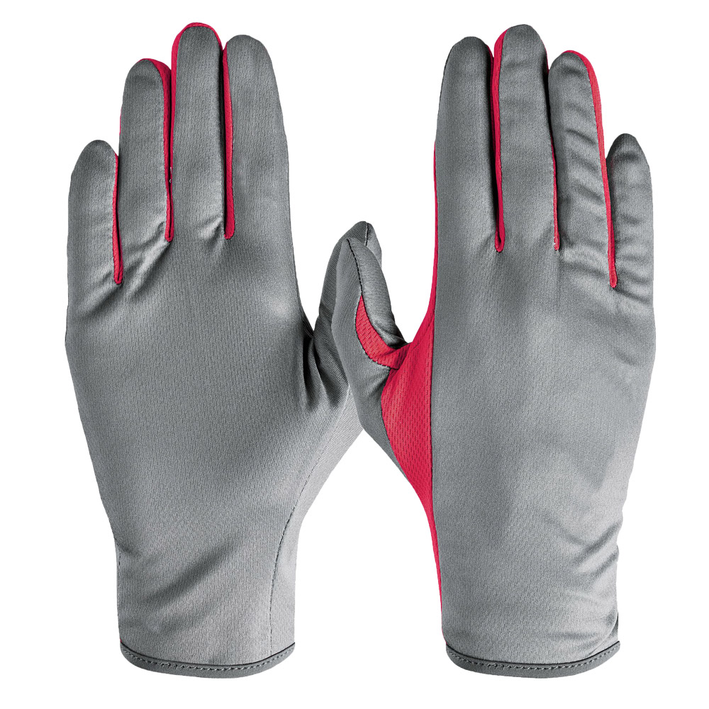 Pink with gray women sports gloves reflective lightweight running daily use life gloves