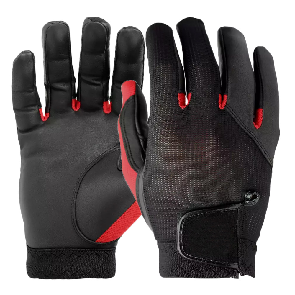 Right hand racquetball glove full leather with breathable mesh back sweat-absorbing batting gloves