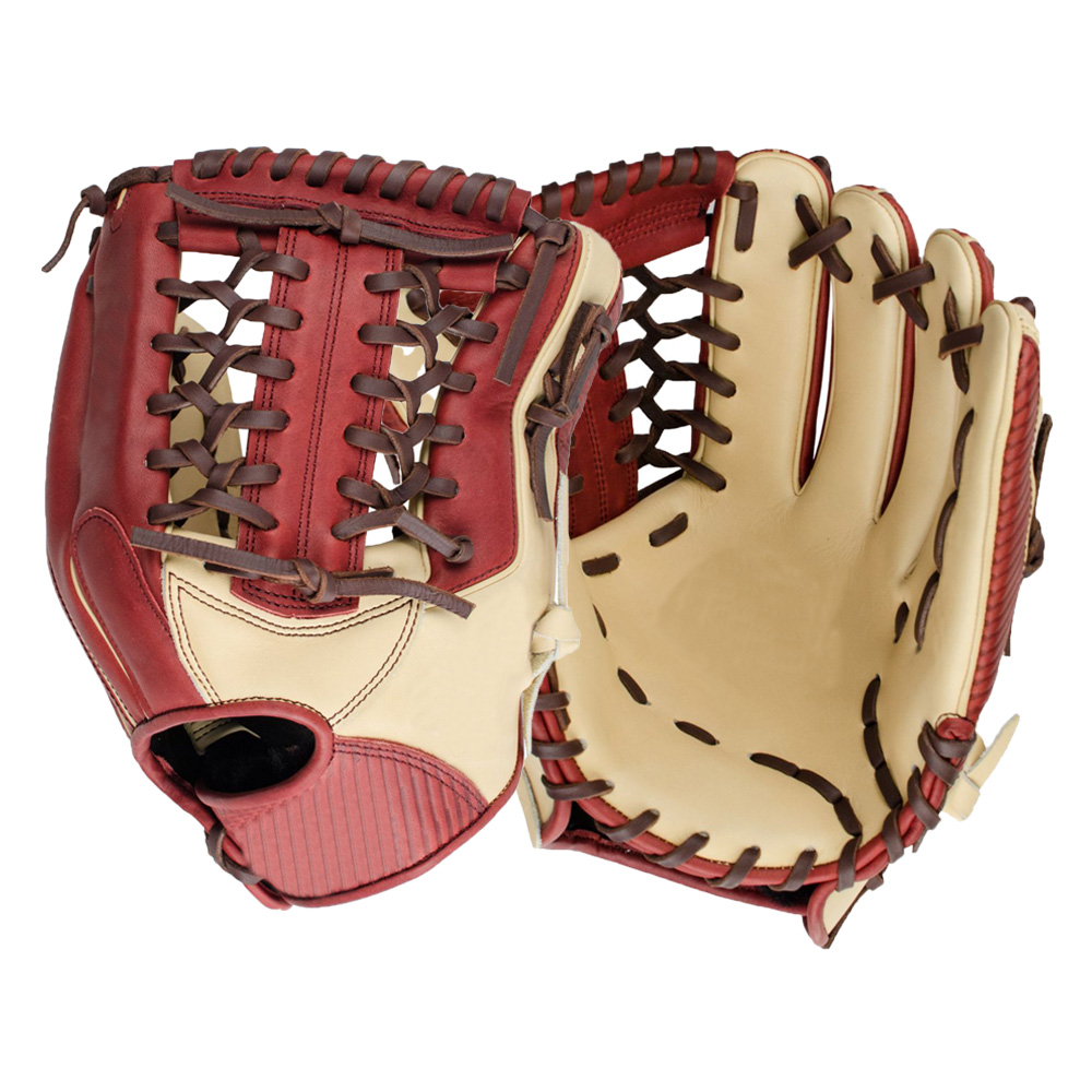 Professional genuine snake skin patttern batting gloves infield baseball gloves 11.75''