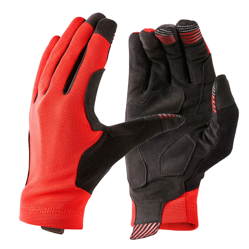 2020 hot sale buy cycling gloves red durable microfiber MTB biker gloves breathe freely