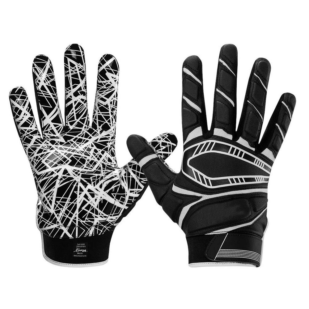 All purpose padded football gloves adult football receiver gloves