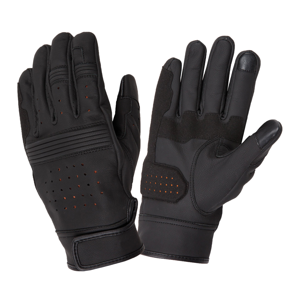 Best selling leather touchable racing gloves breathable& durable moto gloves for motorcycle play