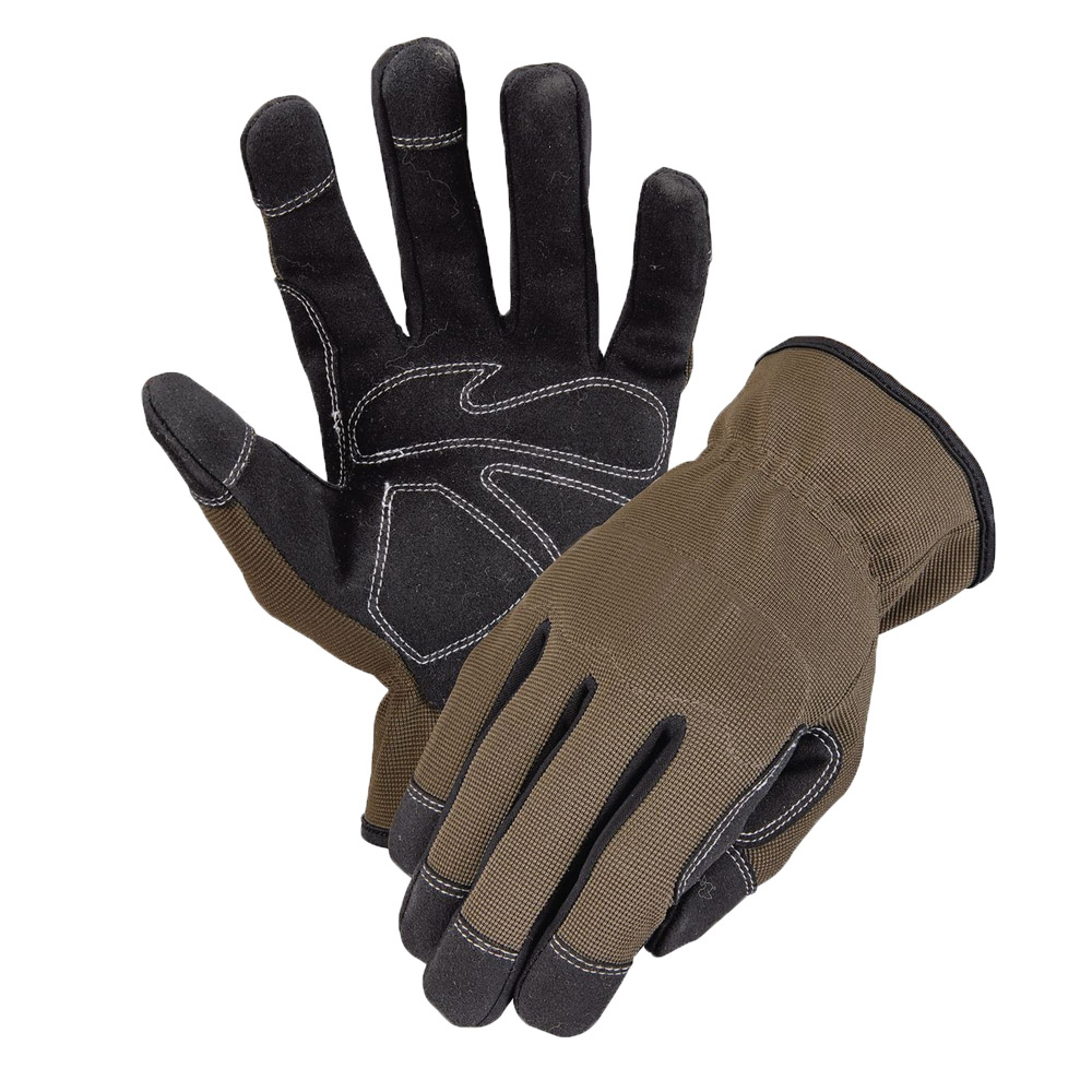 Lightweight mechanic gloves comfortable leather open cuff padded mechanic Gloves XXL