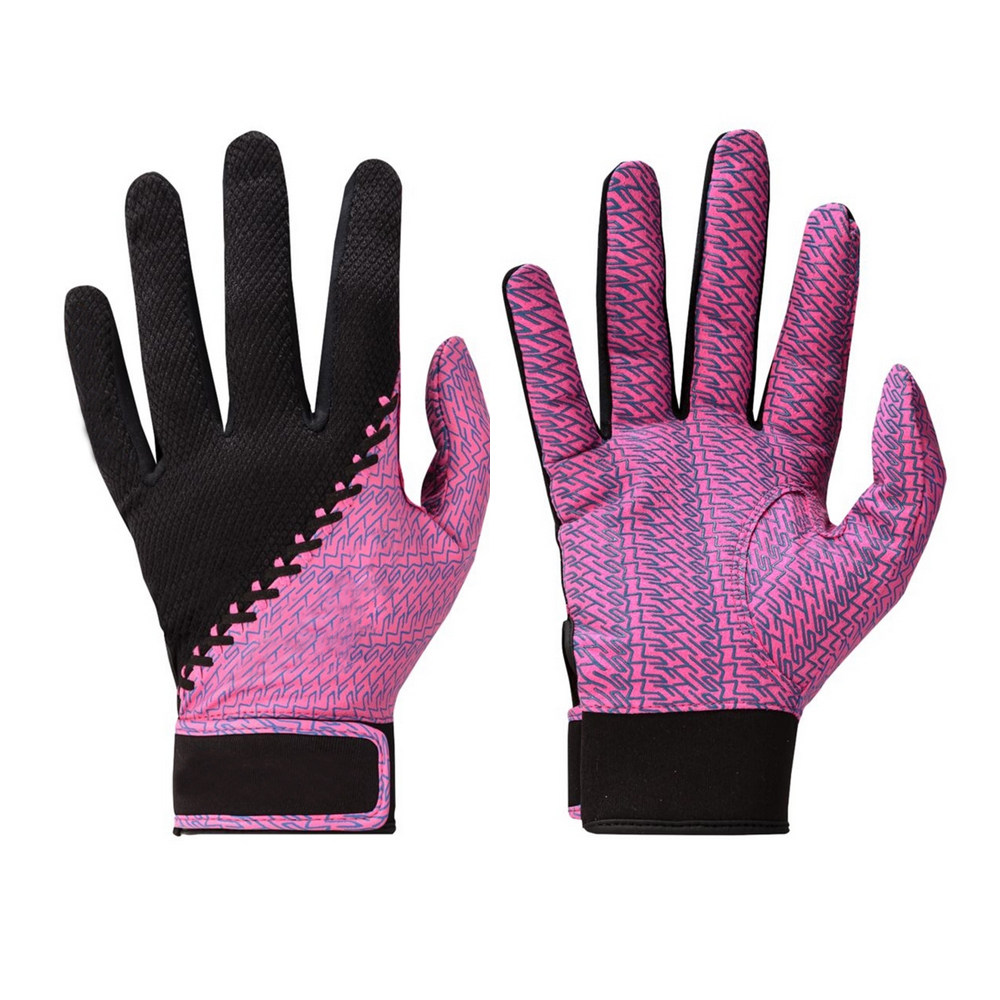 Women's pink fastpitch batting gloves wholesale batting gloves