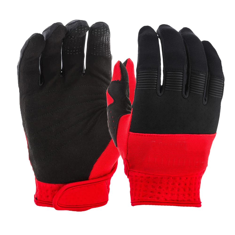 Online sale accessories Bike gloves supplier fast shipping road bike gloves red color
