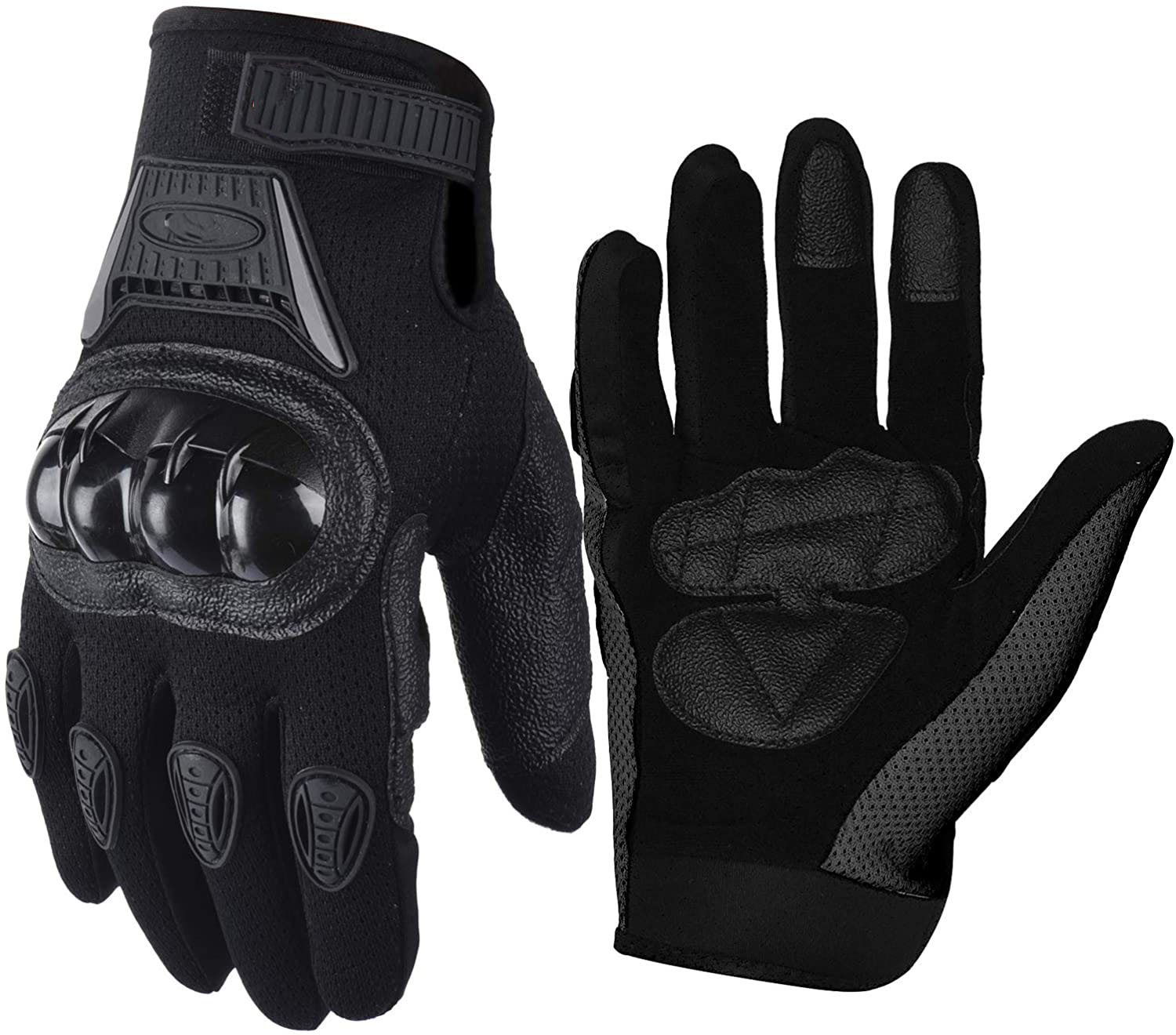 Hot sale micro-fiber fabric with knucle protection and shock deduction motorcycle gloves