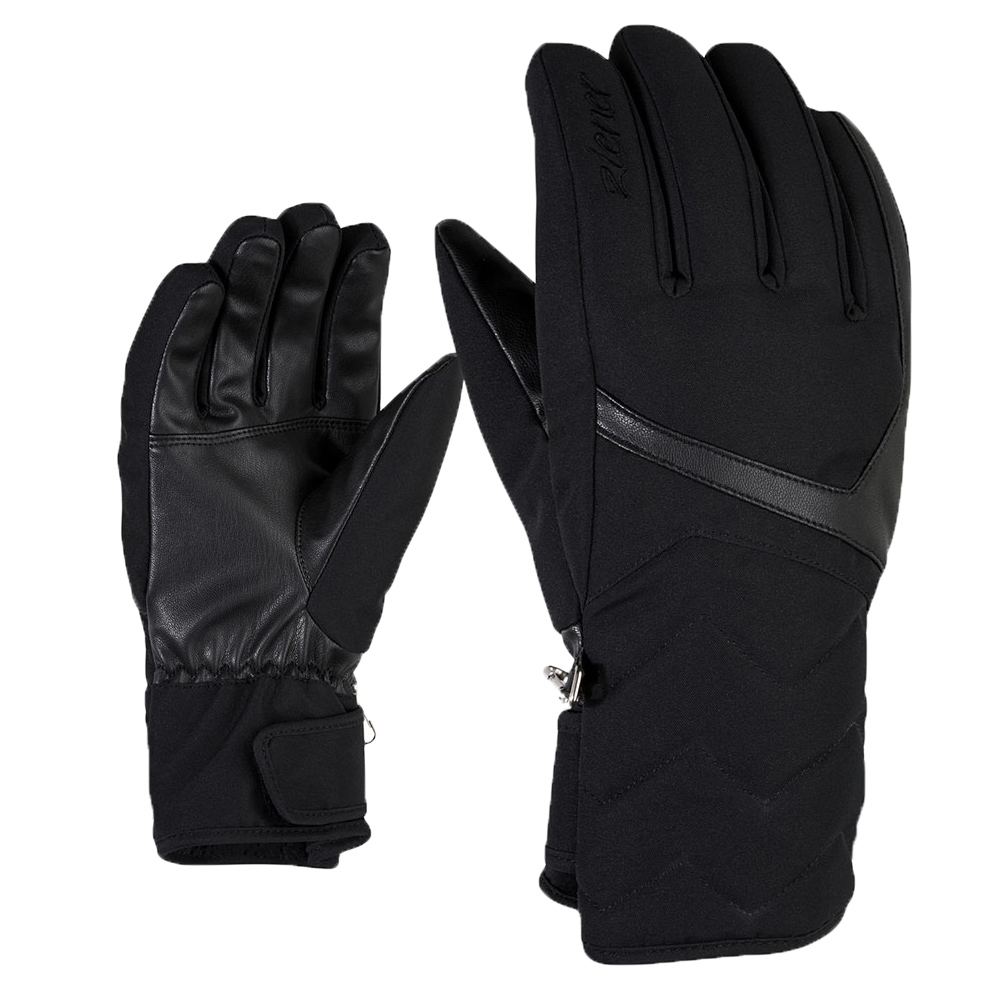 Women durable ski gloves two colors Neoprene sport ski gloves all weather protection