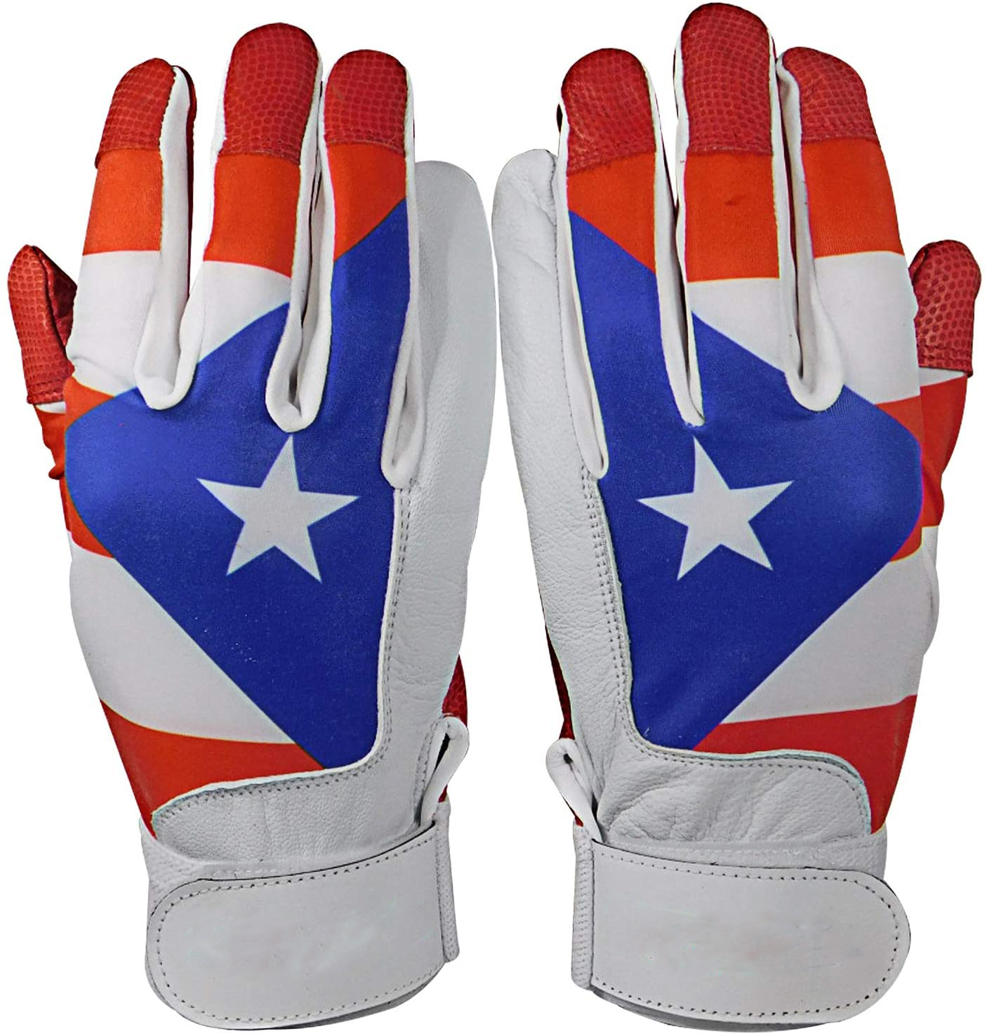 Baseball batting gloves soft leather custom logo promotion digital printing design