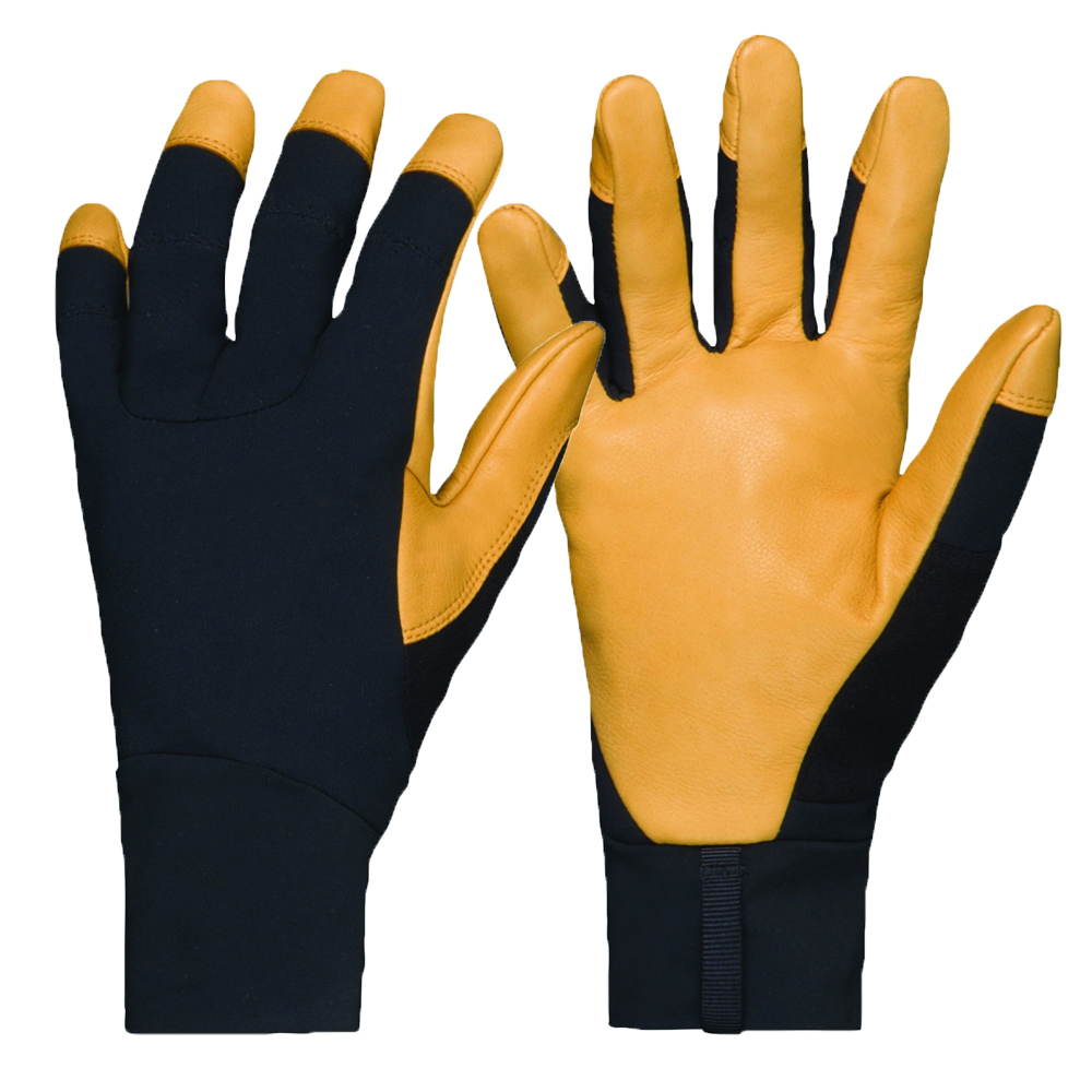 Best quality durable leather work gloves general purpose work gloves yellow color XXL