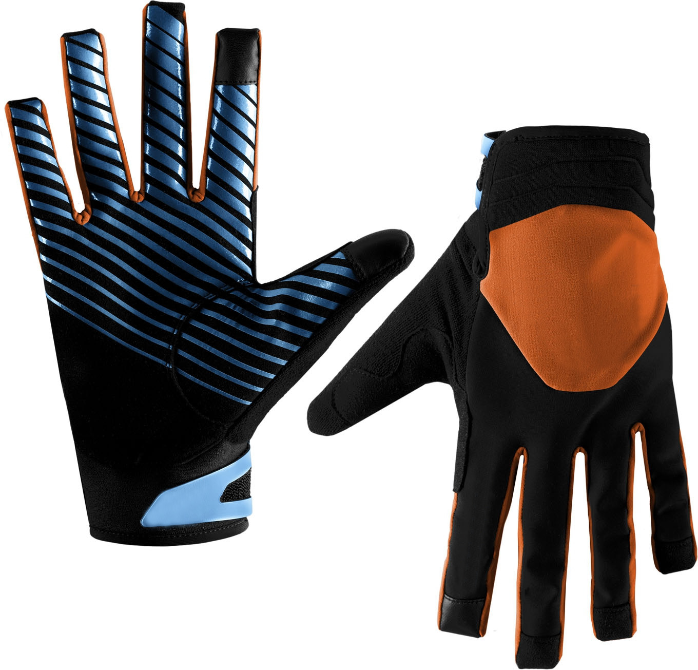 Windproof bicycle gloves softshell silicone grip palm bike gloves comfortable wear