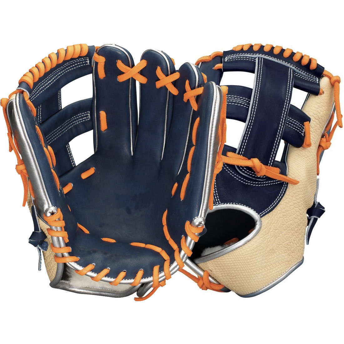 kip leather full leather deep"I" web 12'' right hand throw baseball gloves