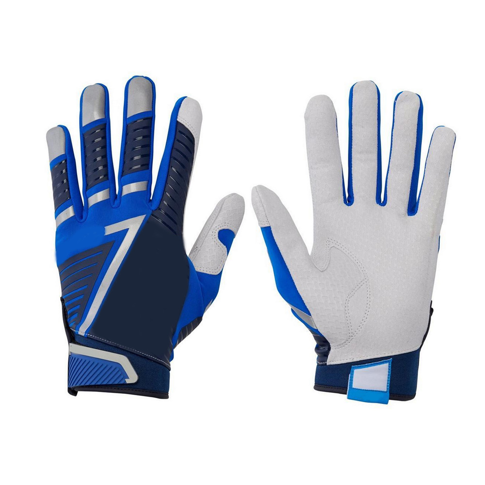 Embossed cabretta leather batting gloves flexible youth batting gloves factory