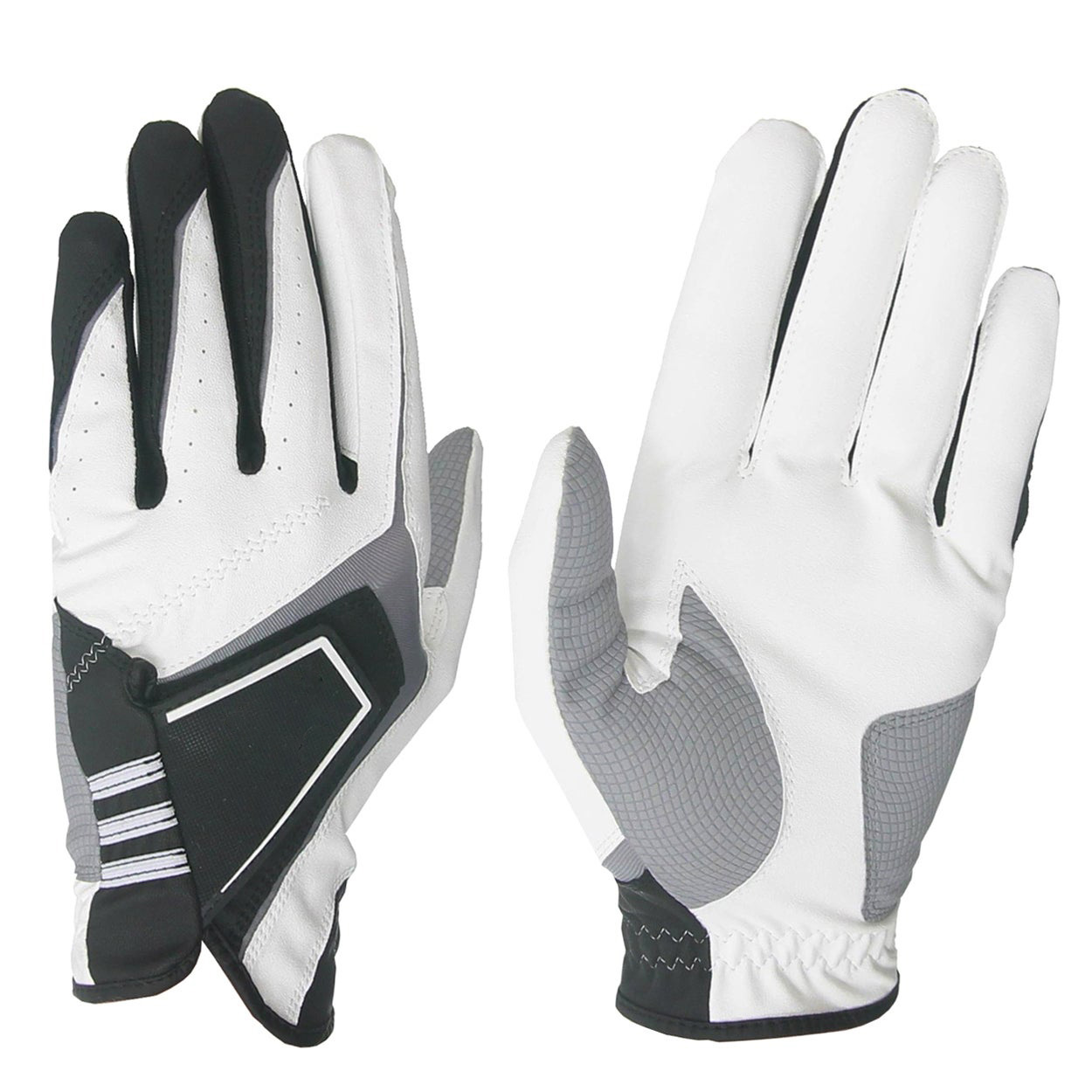soft sheepskin leather ventilation back adult men's golf gloves