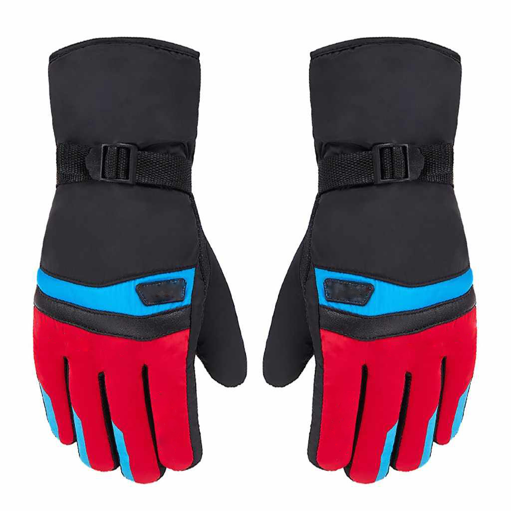 keep warm material  windproof  anti-slip palm dexterous ski gloves