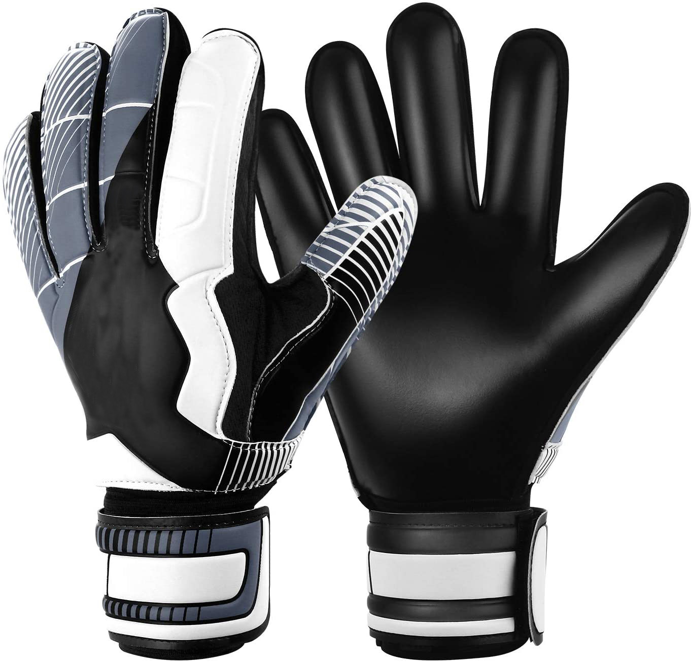 high durable latex super grip finger save protection goalkeeper gloves