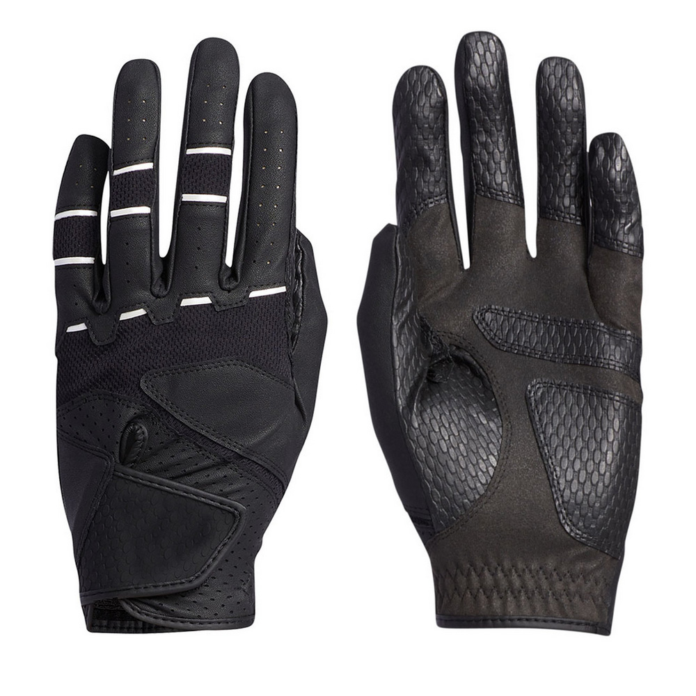 All Weather black golf gloves soft leather men's golf gloves