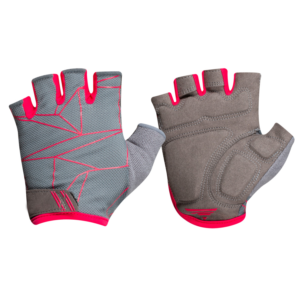 Women's short finger gloves pink bike gloves summer