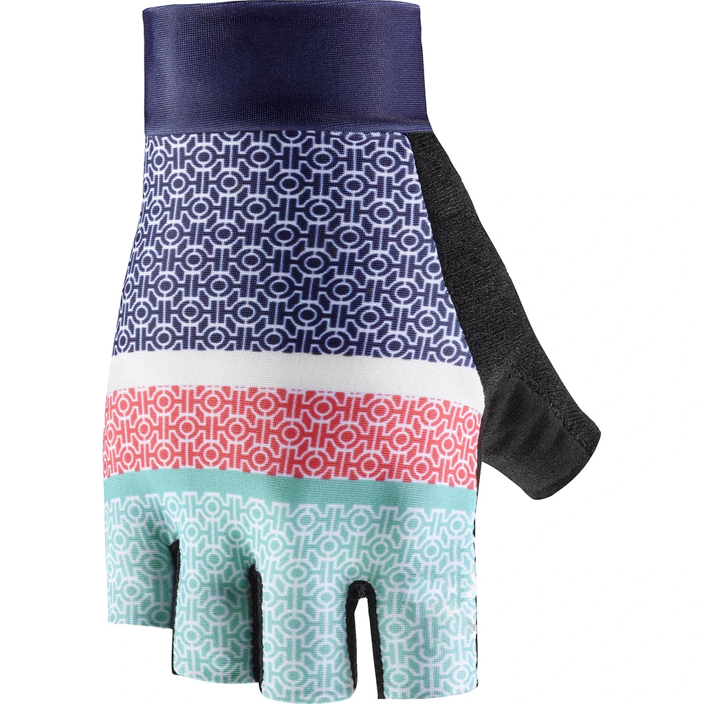 Gel padding micro-fiber palm flexible breathable fingerless bicycle glove