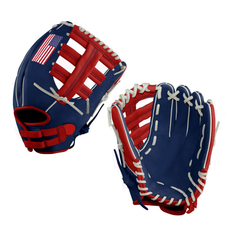 custom logo 13  inch  right hand throw H web kip leather  infield  baseball gloves