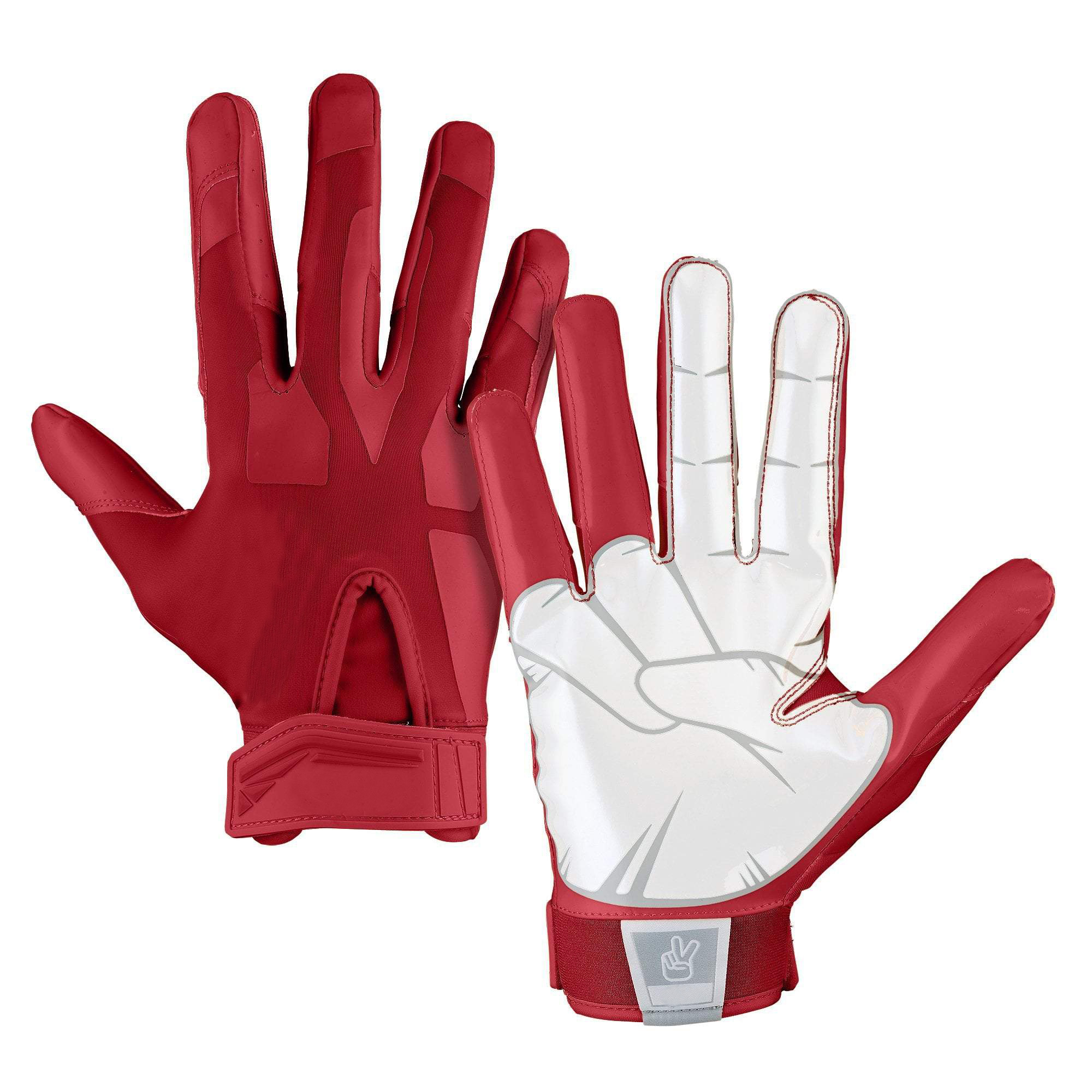 custom design high sticky full palm flexible football wholesale price receiver gloves