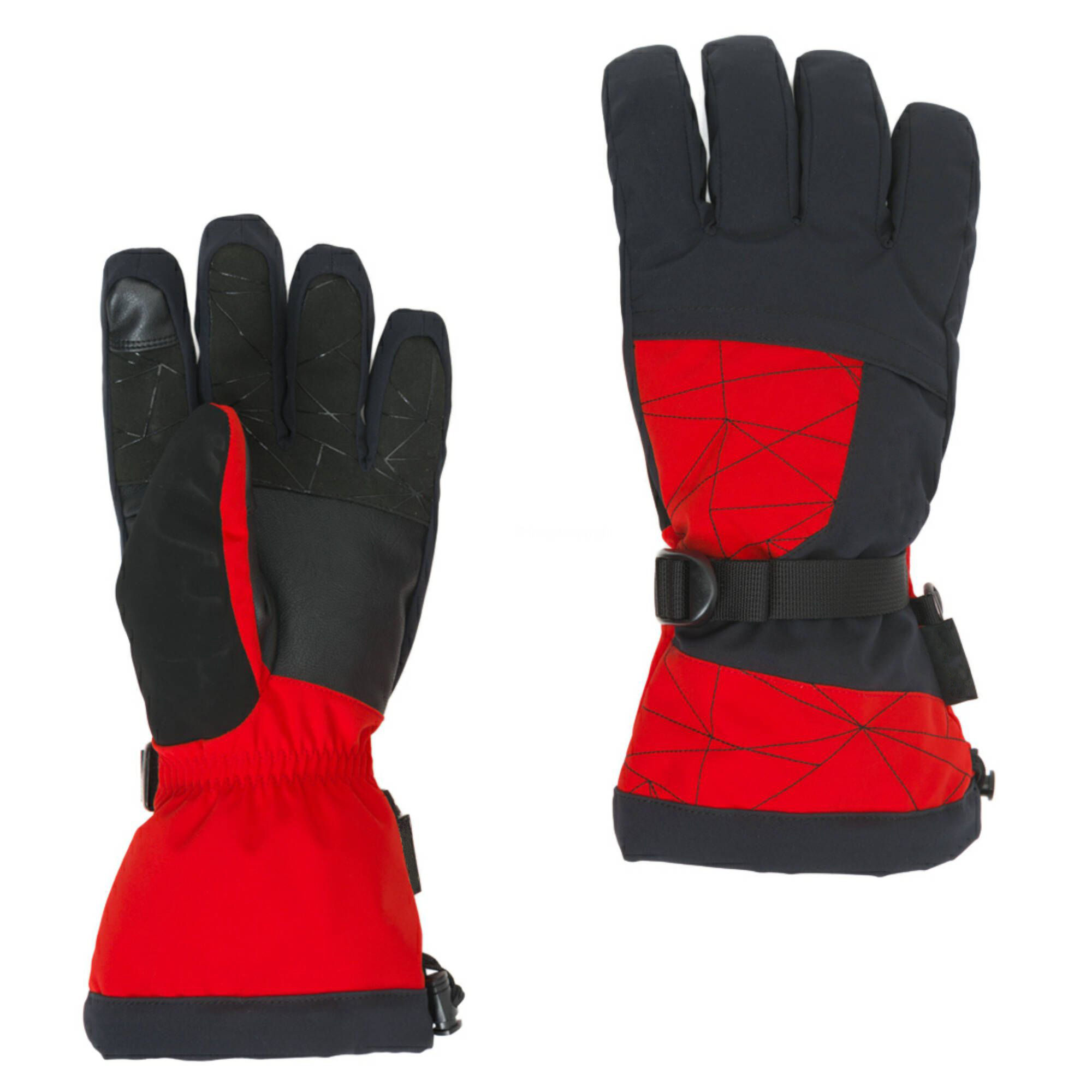 custom design winter waterproof keep warm touchscreen ski gloves