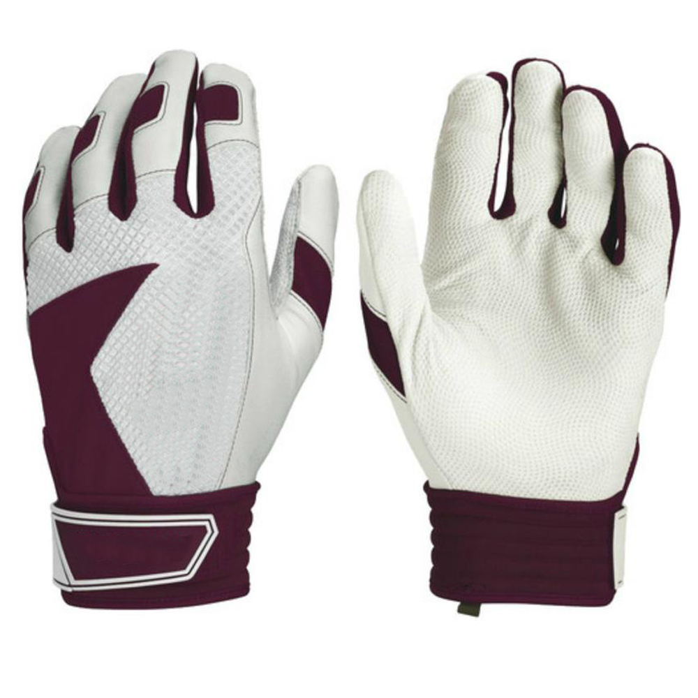 Professional Custom Leather Batting Gloves Durable Batting Gloves Anti-slip Gloves