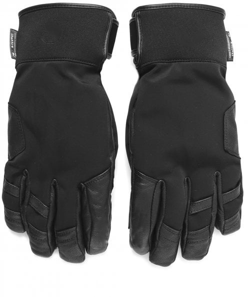 2020 winter ski glove genuine leather palm waterproof keep warm adult men ski gloves