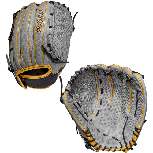 The top Quality Factory Price Cowhide Leather Baseball  A 2000 Softball Gloves Professional Sports P