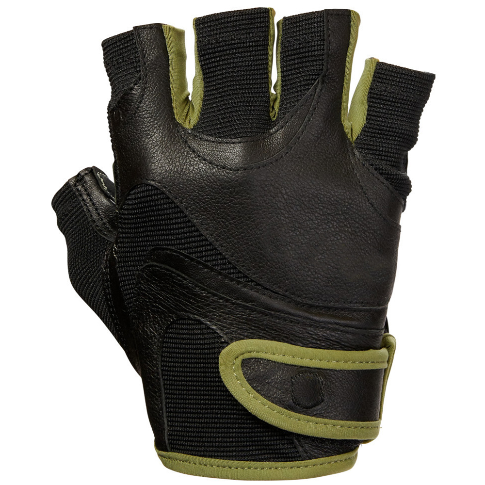 Reliable Factory Wholesale Training Half Finger Body Building Black Green Gym Hands Protective Glove