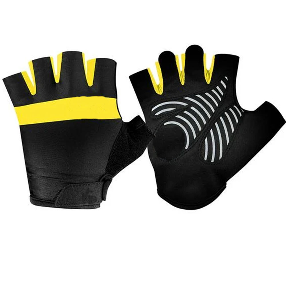 Factory OEM Bicycle Gloves Short  Half Finger Anti Skid Hands Protective Cycling Gloves With Customi