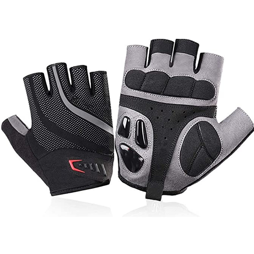Top Quality Competitive Price Outdoor Sports Fingerless Finger Out Breathable Gloves Short Finger Cy