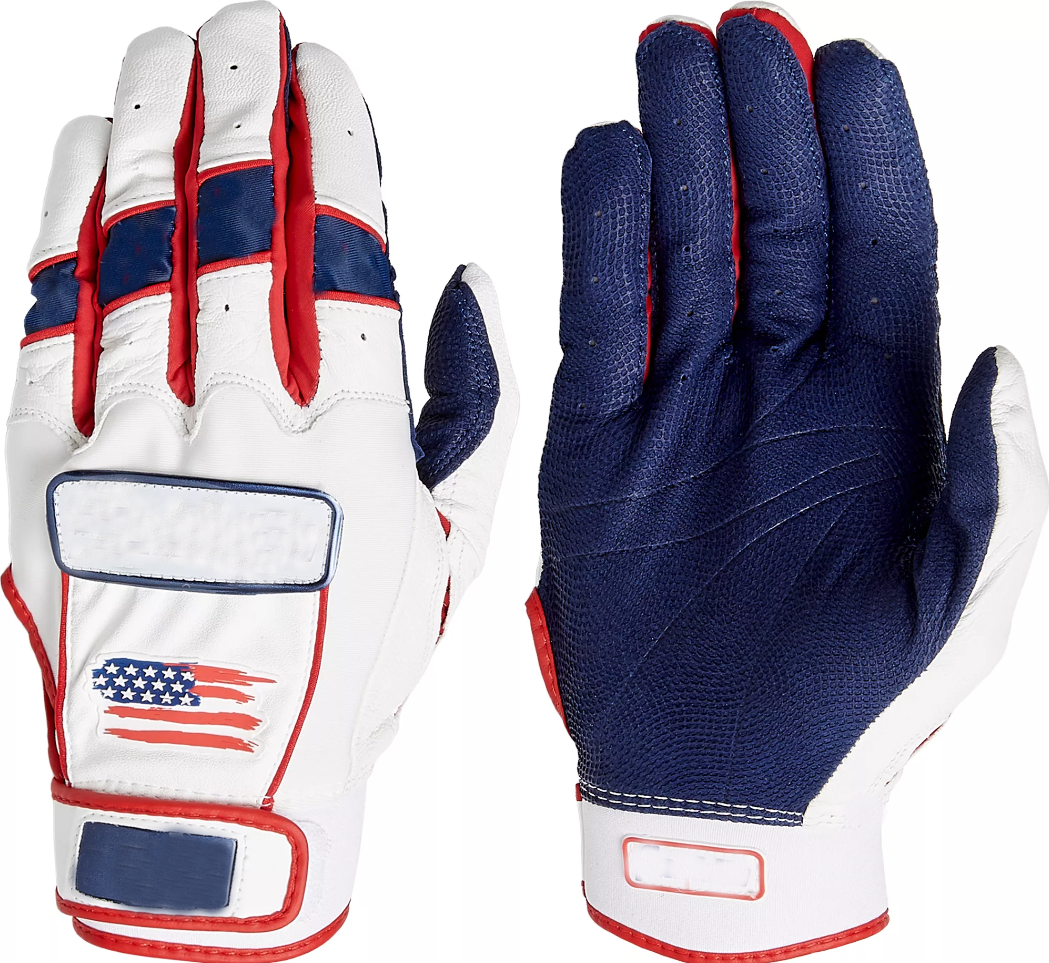 Breathable Top Quality Genuine Leather Baseball Batting Gloves Comfortable Synthetic Leather Softbal